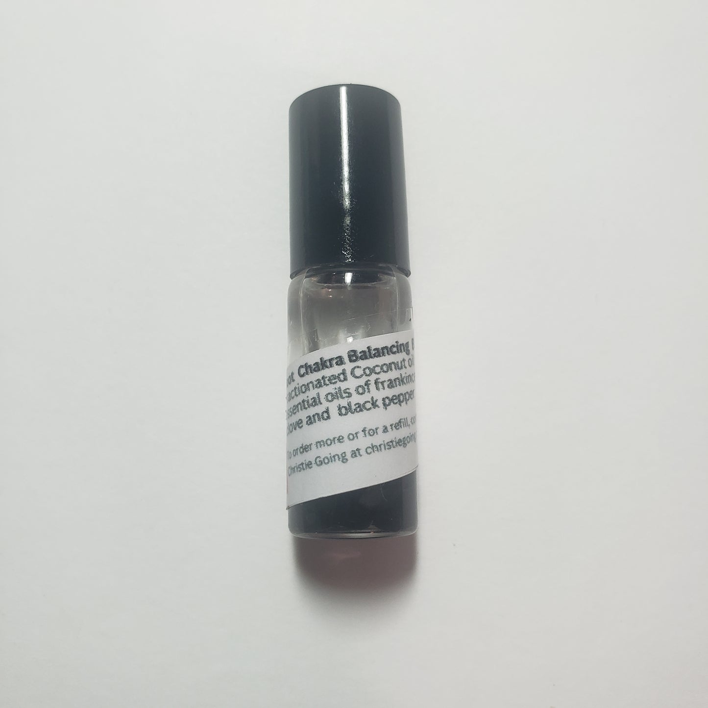 Root Chakra Essential Oil Blend – Grounding & Stability with Black Obsidian gemstones