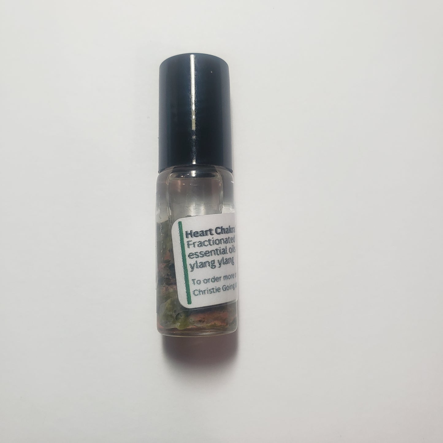 Heart Chakra Essential Oil Blend – Love & Emotional Healing with Unakite gemstones