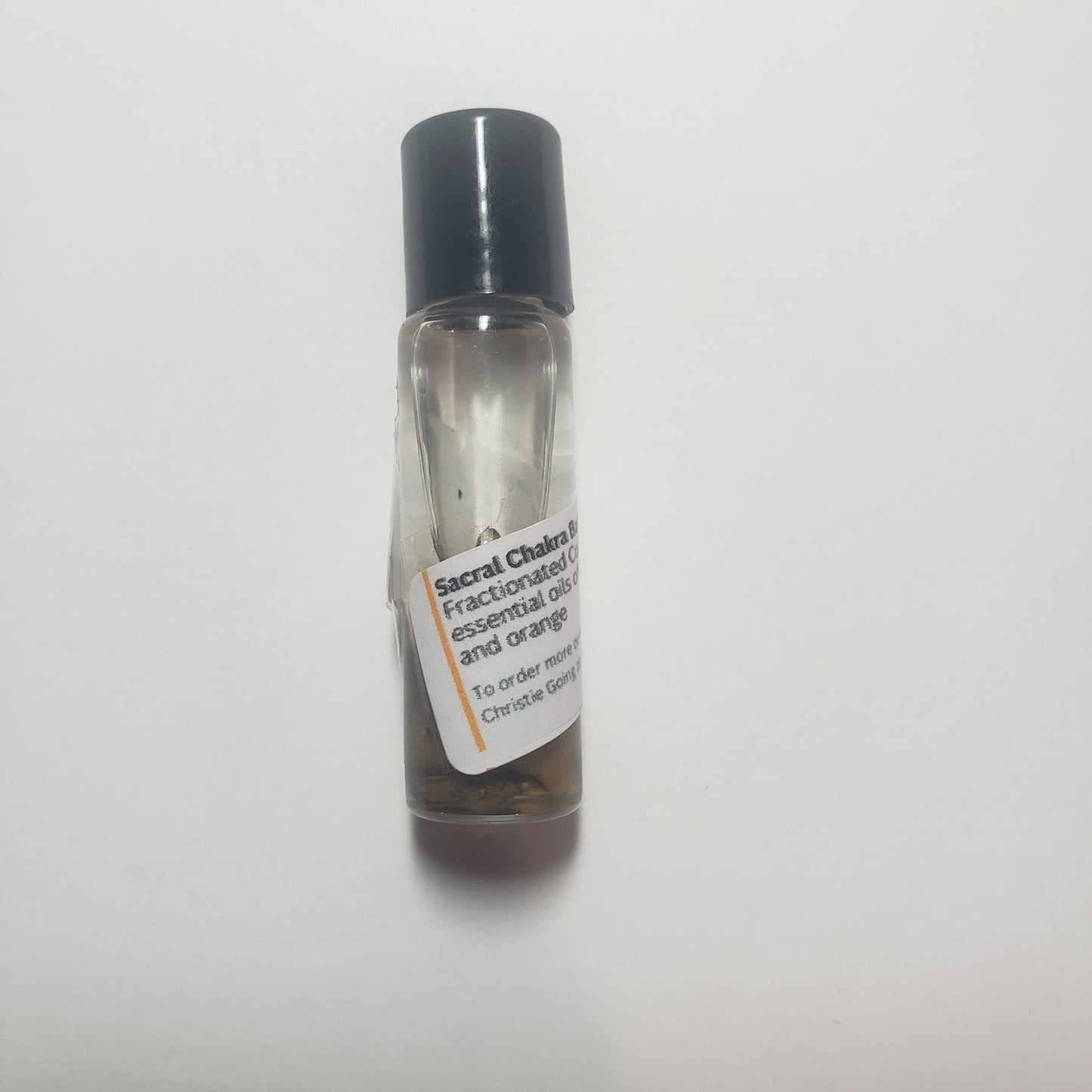 Sacral Chakra Essential Oil Blend – Creativity & Passion with Tiger's Eye gemstones