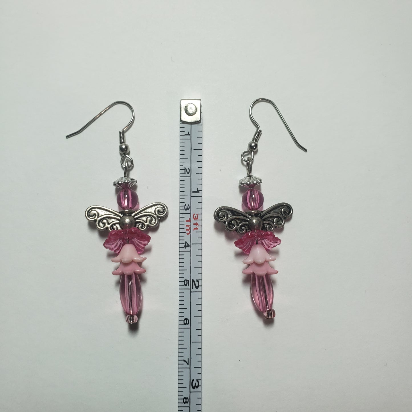 Pink Angel Earrings