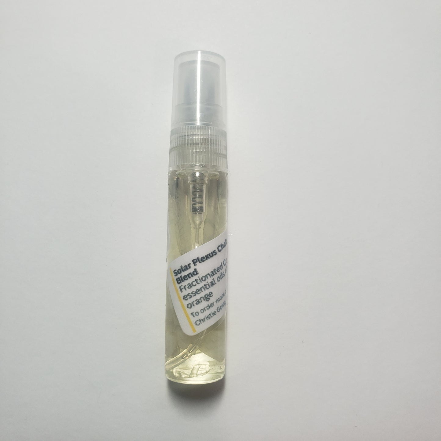 Solar Plexus Chakra Essential Oil Blend – Confidence & Empowerment with Citrine gemstones